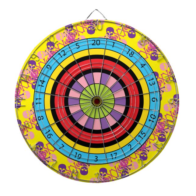 Skulls & Crossbones Dartboard (Front)