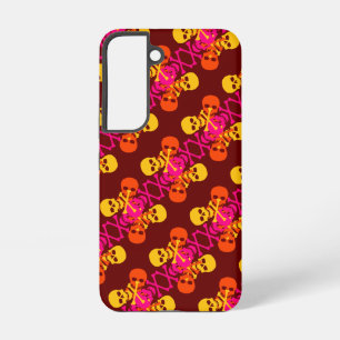 Skulls & Crossbones Pattern Samsung Galaxy Case