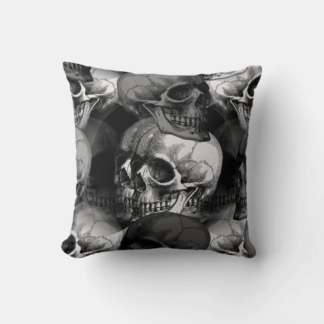 skulls cushion (Front)