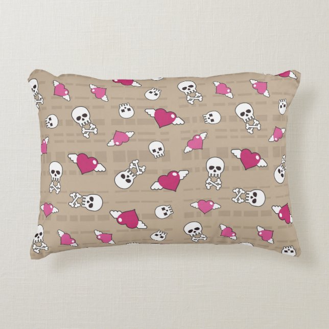 Skulls Decorative Cushion (Front)