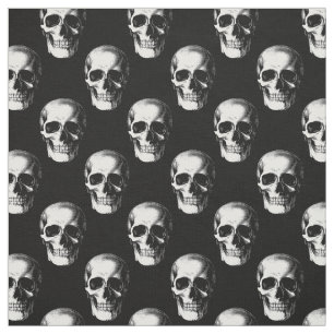 Skulls Gothic Halloween Fabric