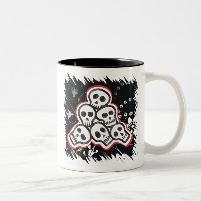 Skulls Halloween Mugs (Right)