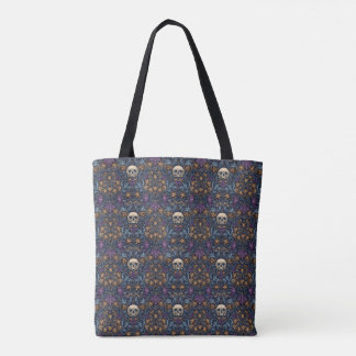 Skulls Halloween Trick or Treat Tote Bag