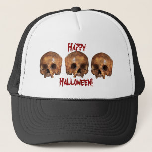 Skulls Halloween Trucker Hat