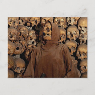 Skulls in a Capuchin Ossuary Postcard