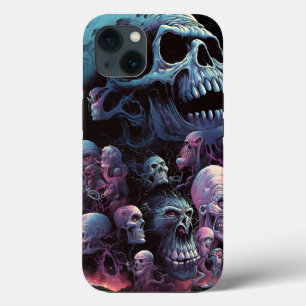 Skulls Monsters Horror Art iPhone 13 Case