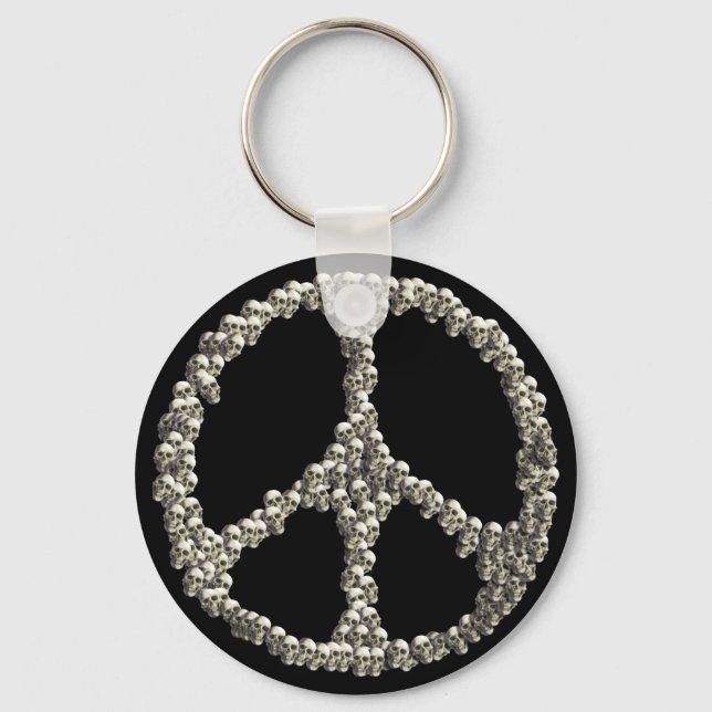 Skulls Of Peace Key Ring (Front)
