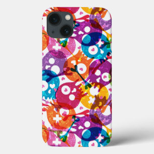 Skulls pattern 3 iPhone 13 case
