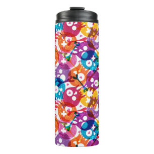 Skulls pattern 3 thermal tumbler
