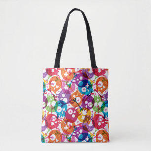 Skulls pattern 3 tote bag