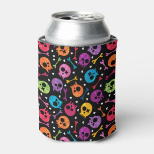 Skulls pattern can cooler