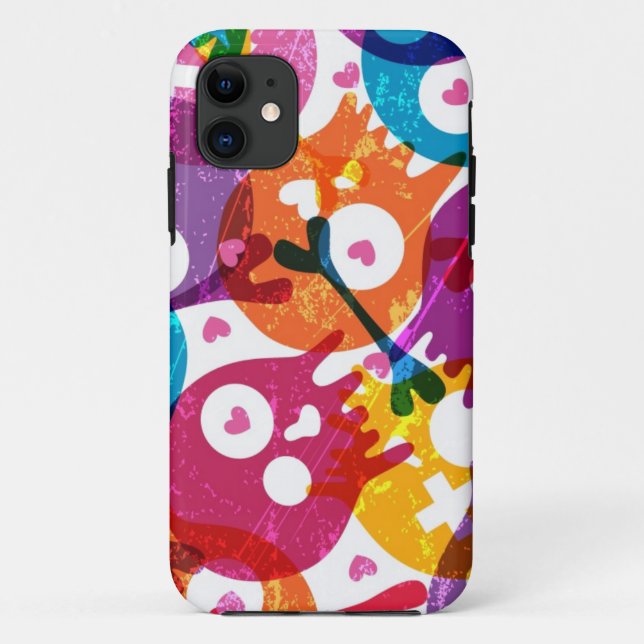 Skulls pattern Case-Mate iPhone case (Back)