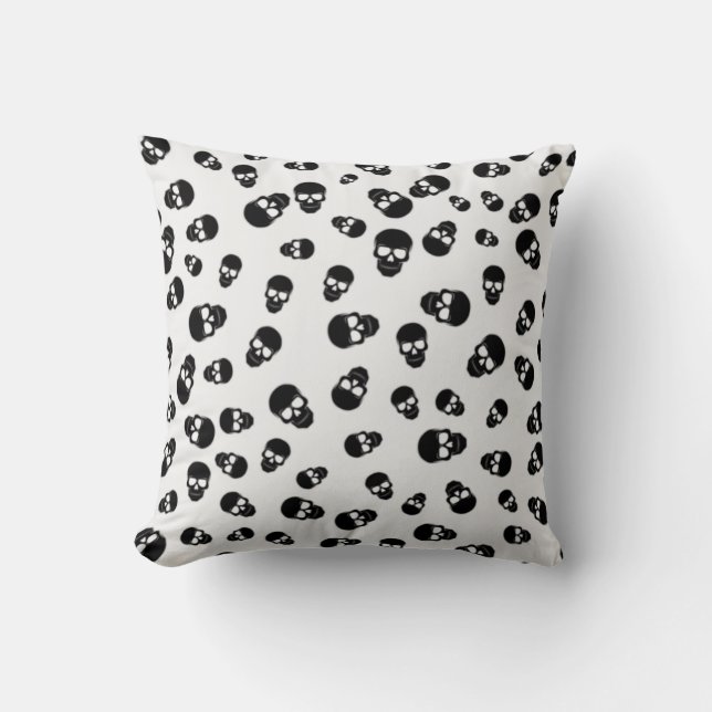 Skulls Pattern Cushion (Front)
