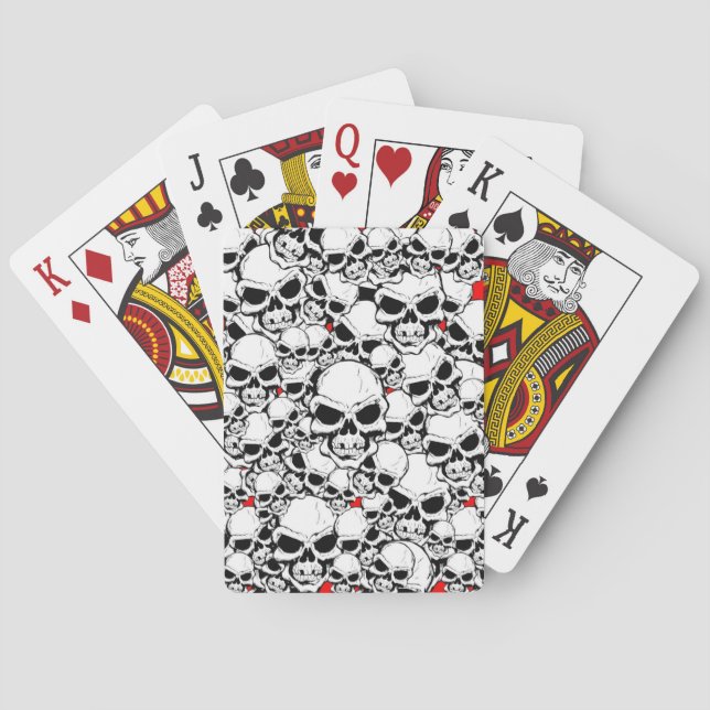 SKULLS PLAYING CARDS (Back)