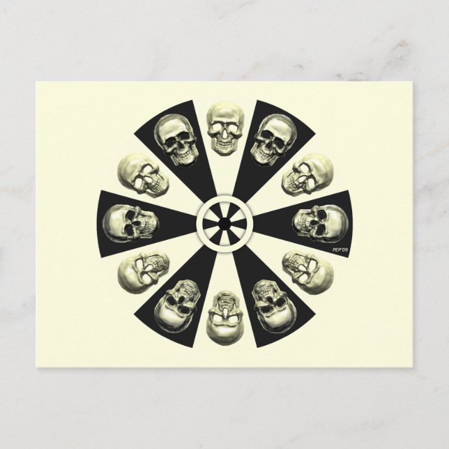 Skulls Postcard (Front)