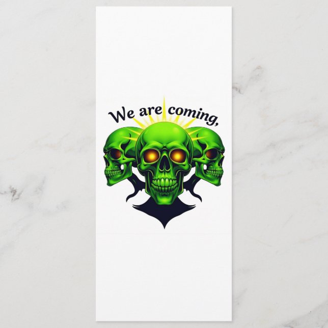 Skulls, Power, Mystery, Fear, Dark design, Boldnes Program (Front)