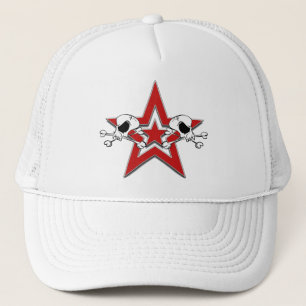 Skulls Red Star Hat