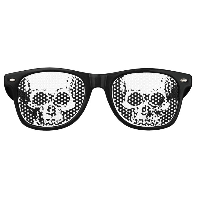 Skulls Retro Sunglasses (Front)