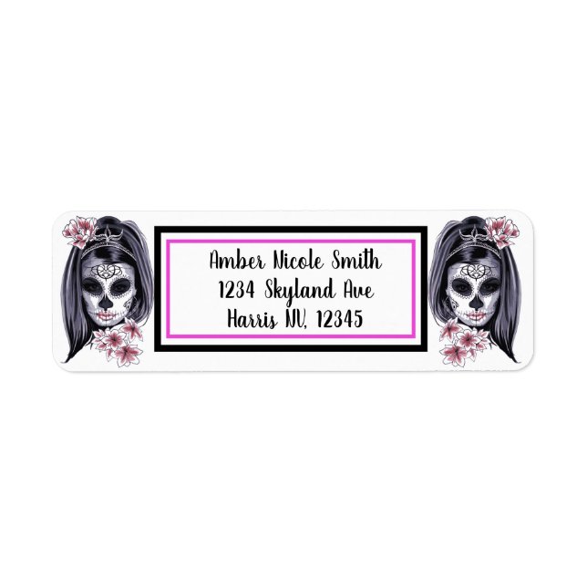 Skulls Return Address Label (Front)