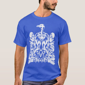 Skulls scavenger bird of prey gift vulture retro T-Shirt