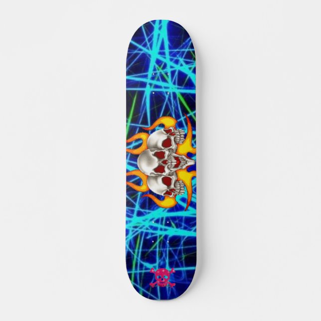 skulls skateboard (Front)