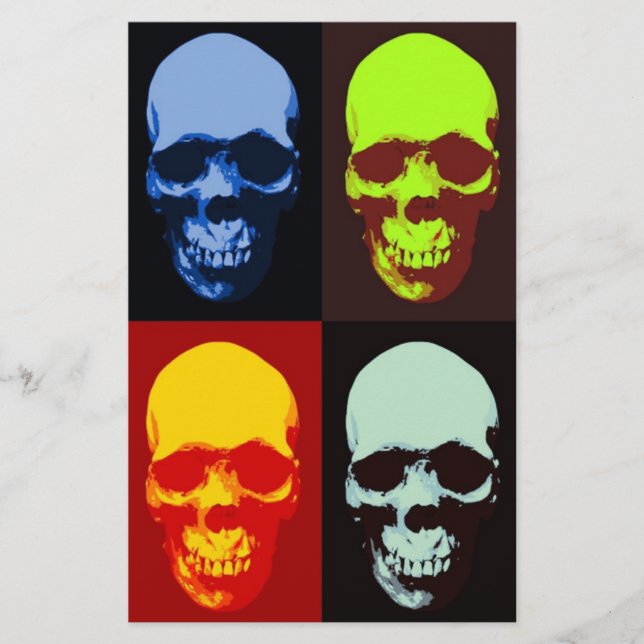 Skulls Skull Stationery (Front)