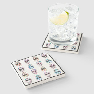 Skulls Stone Coaster