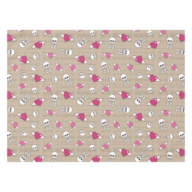 Skulls Tablecloth (Front (Horizontal))