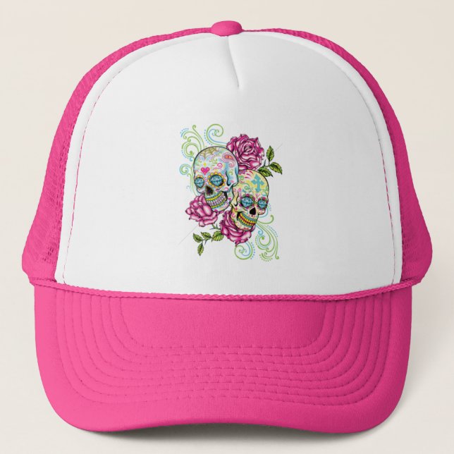Skulls Trucker Hat (Front)