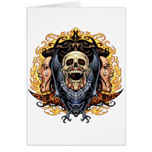 Skulls, Vampires and Bats customisable by Al Rio.