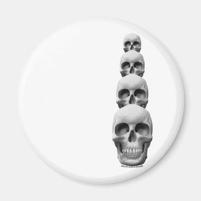Skulls - Vertical Magnet (Front)