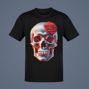 Skulls w/Snakes or Roses Colour Art Collection T-Shirt