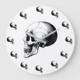 Skulls Wall Clock