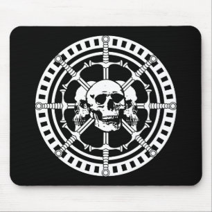 Skulls with Swords Mouse Pad