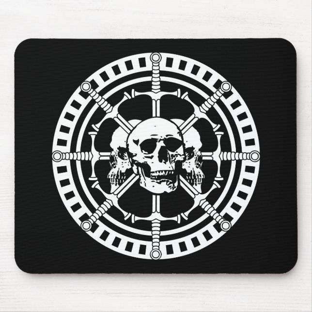 Skulls with Swords Mouse Pad (Front)