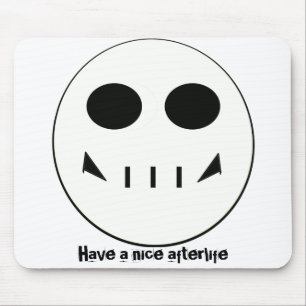 skullsmiley mouse pad
