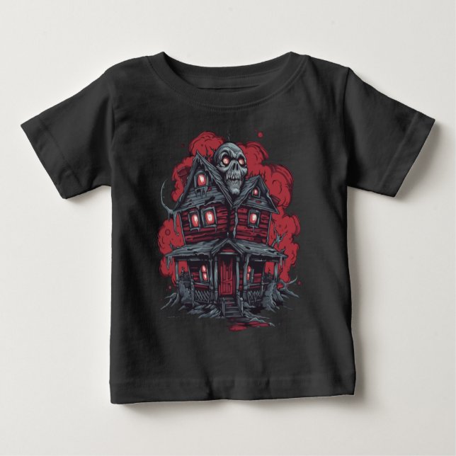 Skulltop Manor: A Nightmare Unleashed Baby T-Shirt (Front)