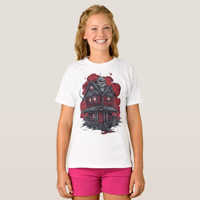 Skulltop Manor: A Nightmare Unleashed T-Shirt (Front Full)