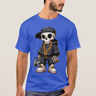 Skully B Bone Beats Bling retro T-Shirt