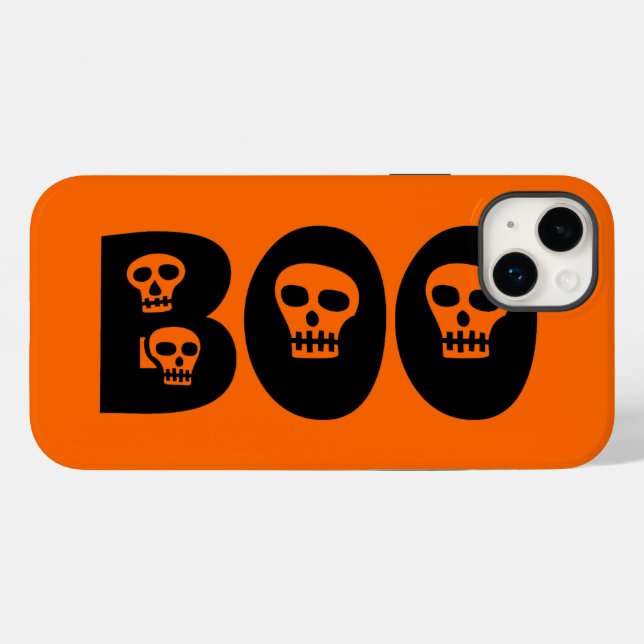 Skully "Boo" Case-Mate iPhone Case (Back (Horizontal))