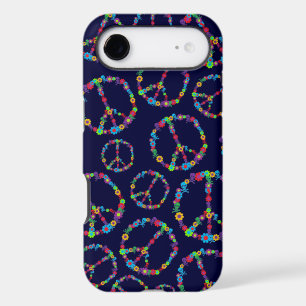 Skully Flower Power Peace Sign
