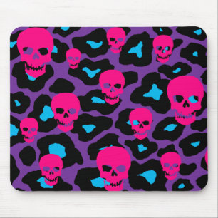 Skully Leopard Mouse Pad