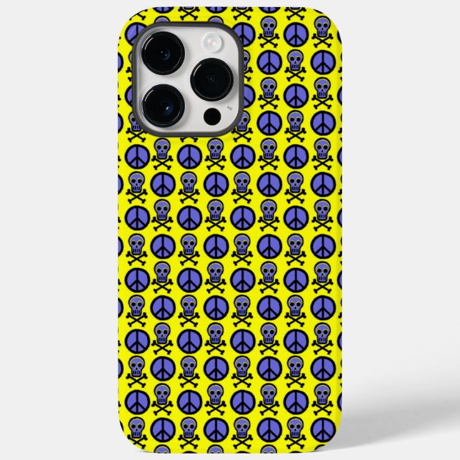 Skully Peace Case-Mate iPhone Case (Back)