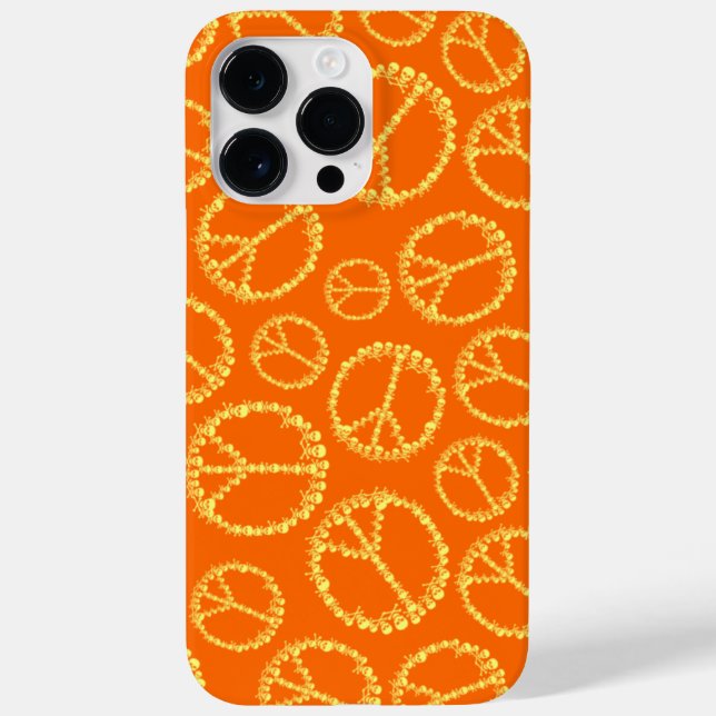 Skully Peace Sign Case-Mate iPhone Case (Back)