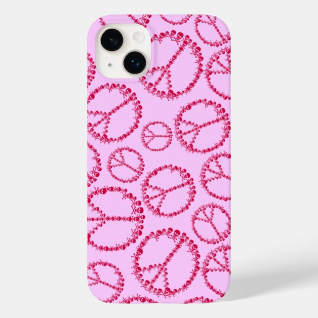 Skully Peace Sign Case-Mate iPhone Case (Back)