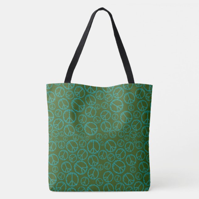 Skully Peace Tote Bag (Back)