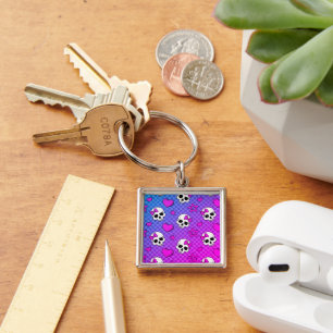 Skully Pop Kawaii Key Ring