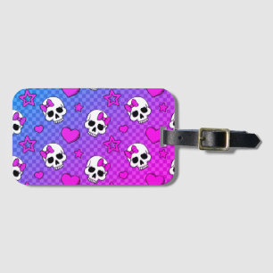 Skully Pop Kawaii Luggage Tag