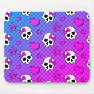 Skully Pop Kawaii Mouse Pad