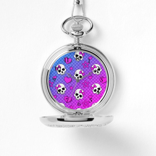Skully Pop Kawaii Watch (Front)